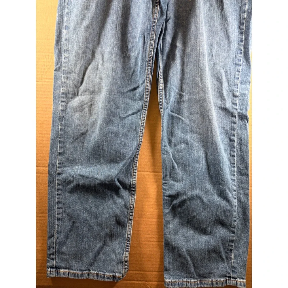 Levis 550 Relaxed Fit Tapered Leg Jeans Mens 33x28 Blue Denim Waterless Cotton